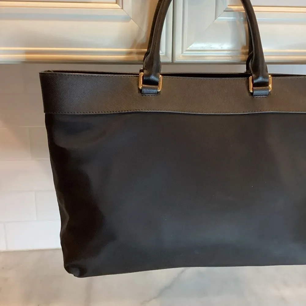 Michael Kors Bag Purse Handbag Colgate Large East West Nylon Laptop Bag Tote - Picture 6 of 15